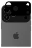 A close-up view of the back of a smartphone, showcasing the camera module and the Apple logo. Produktbild-Vorschau