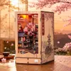 Twilight Sakura Path – CuteBee DIY Book Nook miniatúrny Náhľad obrázku produktu 4