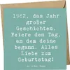 Mr. & Mrs. Panda Glückwunschkarte Spruch 1962 Geburtstag - Produktbild-Vorschau 1