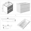Waschbeckenunterschrank, Unterschrank, Badezimmerschrank, Produktbild-Vorschau 14