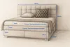 Boxspringbett VERONA 180 x 200 cm mit zwei Produktbild-Vorschau 4