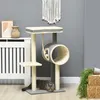 PawHut Škrabadlo 104 cm – kočičí strom s boudičkou, Náhled obrázku produktu 2
