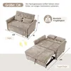 Nowoczesna rozkładana sofa 3 w 1 z dwoma miejscami Podgląd zdjęcia produktu 2