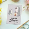 Mr. & Mrs. Panda Grußkarte Pinguin Bester Großvater der Produktbild-Vorschau 2