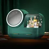 3 Farbe LED-Licht HD-Spiegel Kosmetikbox Kosmetikorganiser Produktbild-Vorschau 3