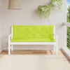 vidaXL Gartenbank-Auflagen 2 Stk. Knallgrün 150x50x7 cm Produktbild-Vorschau 2
