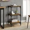 vidaXL Regał z wędzonego dębu 40x33x70,5 cm materiał Podgląd zdjęcia produktu 2