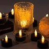 Hält 2X länger. Schwarze flammenlose Teelichter, 40er-Pack, Produktbild-Vorschau 3
