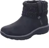 A single black boot with a knitted cuff is shown against a white background. Voir les images du produit