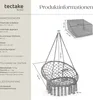 tectake® Hängesessel Grazia 80 x 72 x 125 cm Produktbild-Vorschau 5