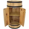 Bar in legno con porta e ripiano 80 cm Bar domestico con Anteprima dell’immagine prodotto 11