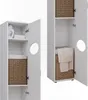 Wäscheschrank  Vicco Irma Weiß 37.2 x 192 cm, Model 51826 Produktbild-Vorschau 6