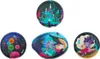 A collage of four round and shell-shaped trays, each with a unique underwater-themed illustration. Náhled obrázku produktu
