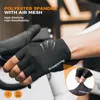 ROCKBROS Fahrradhandschuhe Rutschfester Halbfinger Produktbild-Vorschau 5