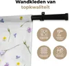 MuchoWow® Wandteppich Wandbehang Blumen - Lila - Gelb 60x90 Produktbild-Vorschau 3