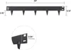 VEVOR Set di 5 bordi per prato 990 x 156 x 1,5 mm Bordi per Anteprima dell’immagine prodotto 8