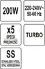 Handmixer 200 W 67781, 5 Geschwindigkeitsstufen, Produktbild-Vorschau 7