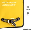 Wiltec Sacoche étanche pour porte-bagages jaune – capacité Voir les images du produit 6