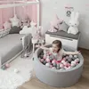 KiddyMoon Bällebad Rund 90x30cm mit 200 Bunten Bällen ∅7cm Produktbild-Vorschau 7