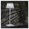 LED stolní lampa KATIE, nabíjecí, bílá Náhled obrázku produktu