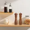 Salz- und Pfeffermühlen-Set aus Holz, nachfüllbar, Salz- Produktbild-Vorschau 6