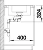 BLANCO METRA 6 S-F flächenbündige Spüle / SILGRANIT / weiß Produktbild-Vorschau 5