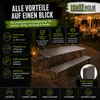 Bierzeltgarnitur 180x75 cm klappbar graue Holzoptik Produktbild-Vorschau 9