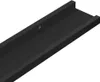 A close-up, angled view of a black shelf against a white background. Produktbild-Vorschau