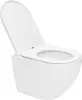 SAT Wand Hänge WC Set Spülrandlos mit Tornado-Spülung und Produktbild-Vorschau 5