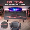 MY SIT Gaming Tisch 140 cm TITAN mit LED Beleuchtung und Produktbild-Vorschau 2