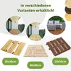 Floranica Holzfliese 1 Stk. 30 x 30 cm Natur Produktbild-Vorschau 3