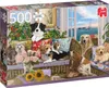 Jumbo Spiele 18849 - Pelzige Freunde Puzzle 500 Teile Produktbild-Vorschau 2