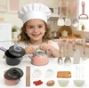 STILVORA Kinder Küchenspielzeug 28-tlg, Rosa Mini-Küche mit Produktbild-Vorschau 2