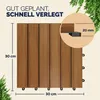 CASARIA® Holzfliesen FSC®-zertifiziertes Akazienholz 2m² Produktbild-Vorschau 2