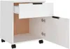 Cartella mobile con rotelle Bianco 45x38x54 cm Materiale a Anteprima dell’immagine prodotto 12