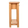 Table console avec 2 tiroirs 83x30x73 cm Bois de chêne Voir les images du produit 5