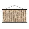 MuchoWow® Textilposter Design - Blumen - Braun - Natur - Produktbild-Vorschau 1