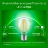 LED E27 Normale 5,2W (75W) Trasparente 1095lm 2700K Classe Anteprima dell’immagine prodotto 4