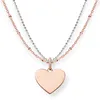 Thomas Sabo Kette LBKE0004-415-12-L45V Silber rosé Herz Produktbild-Vorschau 3