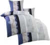 4-TLG. Seersucker Bettwäsche 2X 135x200 +80x80cm, blau Produktbild-Vorschau 1