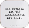 Mr. & Mrs. Panda Tischuntersetzer Spruch Cavapoo Produktbild-Vorschau 1