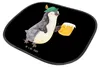 Mr. & Mrs. Panda Sonnenschutz Auto Pinguin Bier - Schwarz - Produktbild-Vorschau 3