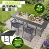 Lot de 2 chaises de jardin tillvex® empilables et Voir les images du produit 3