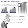 IMPTS Schwingtür Duschkabine 120x185cm Doppeltür Pendeltür Produktbild-Vorschau 11