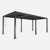 sweeek - Pergola mit Lamellendach Palace 3x6m + 2 Markisen Produktbild-Vorschau 2