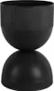 Present Time – Tonar Blumentopf, mittelgroß, Schwarz Produktbild-Vorschau 1