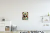 MuchoWow® Textilposter Frau - Blumen - Rosa - Porträt - Produktbild-Vorschau 2