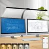 LED Schreibtischlampe Dimmbar Doppelkopf 80cm, 24W Produktbild-Vorschau 1