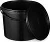 BenBow secchio con coperchio 3L x20 nero - sicuro per gli Anteprima dell’immagine prodotto 2