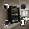 Extralink szafa wisząca 19\ 15U 450mm d szklana czarna Rack Podgląd zdjęcia produktu 4